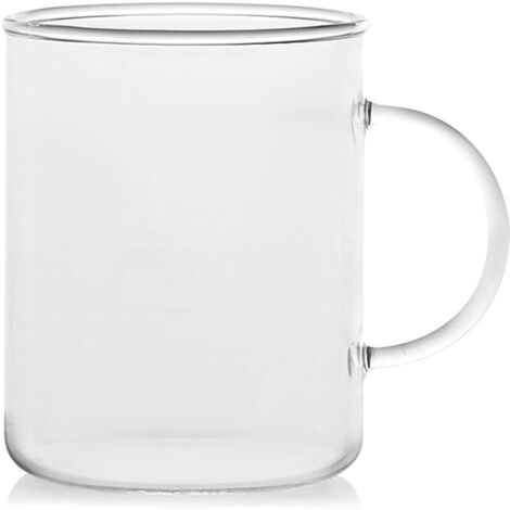 H&h set 6 mug in vetro borosilicato cl 40