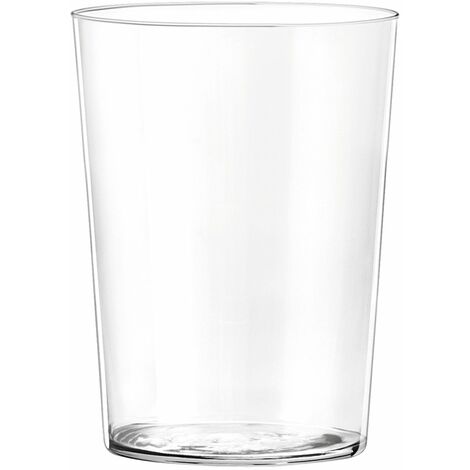 H&H Starck Confezione 6 Bicchieri Bibita, 500 ml, Vetro, Trasparente