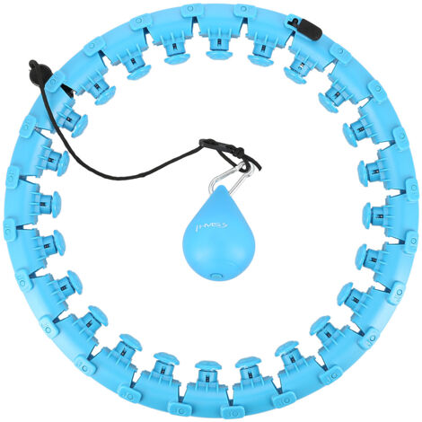 HHW01 HULA HOOP BLAU MIT GEWICHT HMS