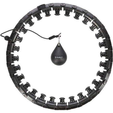 HHW12 HULA HOOP NERO CON PESO HMS