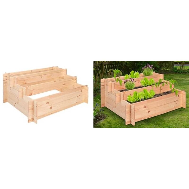 

BHD - HI Arriate elevado de madera 100x75x40 cm