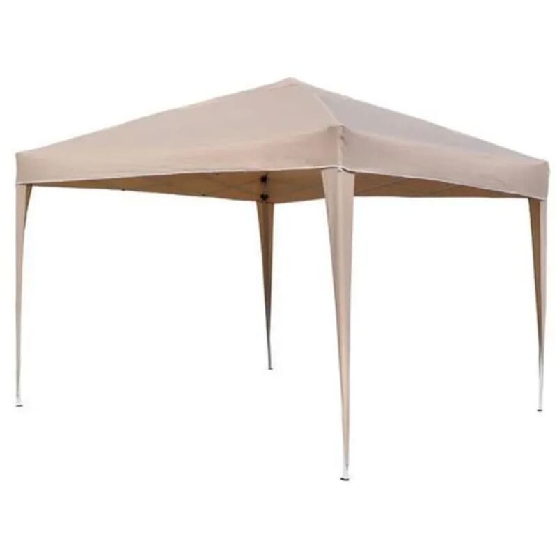 

HI Carpa para fiestas plegable beige 3x3 m