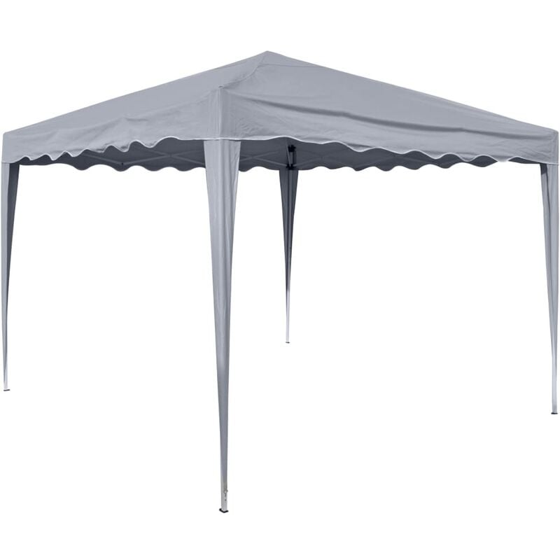 

HI Carpa para fiestas plegable gris 3x3 m