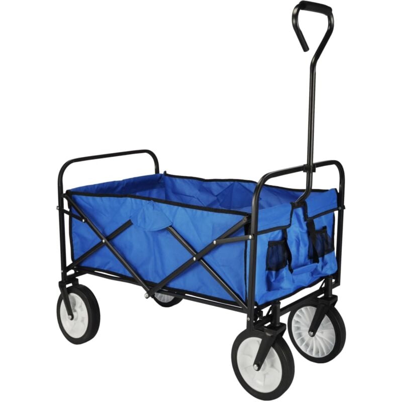 

Carrito plegable azul 53,5x83x27 cm - HI