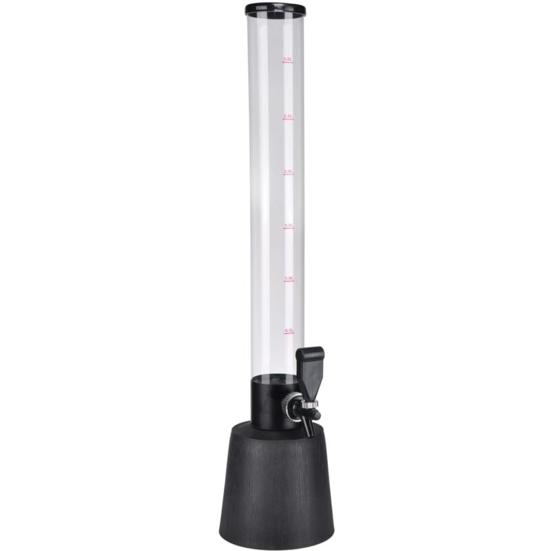 

Dispensador de cerveza transparente 3 L - Negro - HI