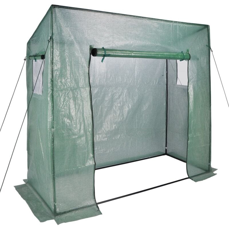 HI - Greenhouse 200x77x169/148 cm Green