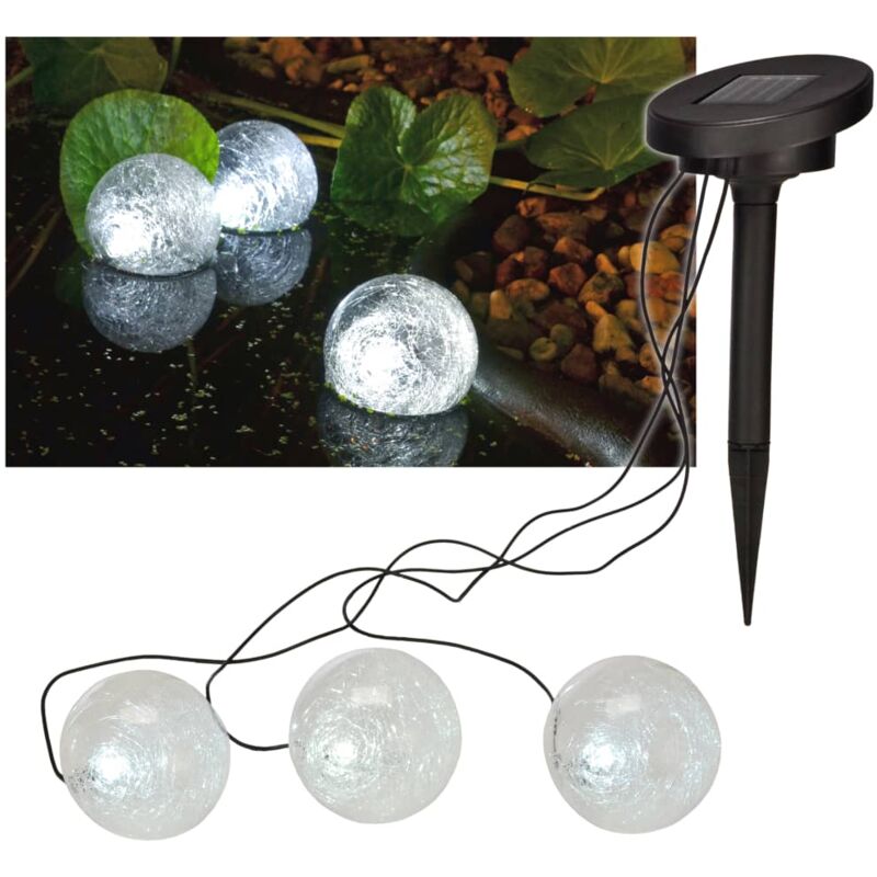 

Lámpara solar LED flotante para estanque 9 cm - HI
