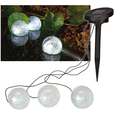 HI Lampe solaire à LED flottante pour bassin 9 cm