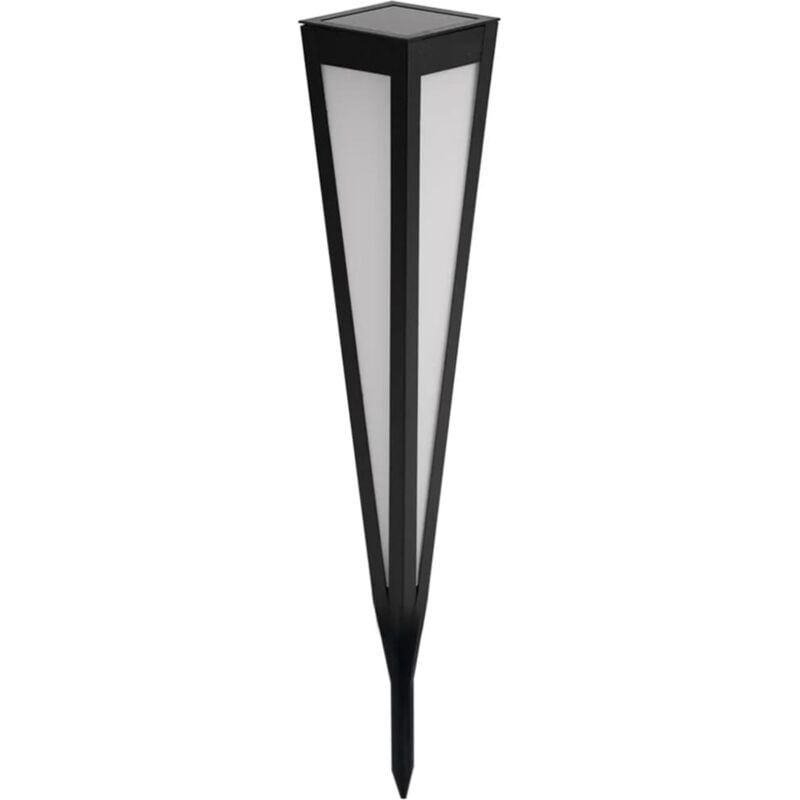 

Lámpara solar LED de jardín con estaca negra 58 cm - Negro - HI