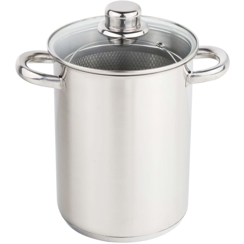 

Olla para espárragos plateada 4 L - Plateado - HI