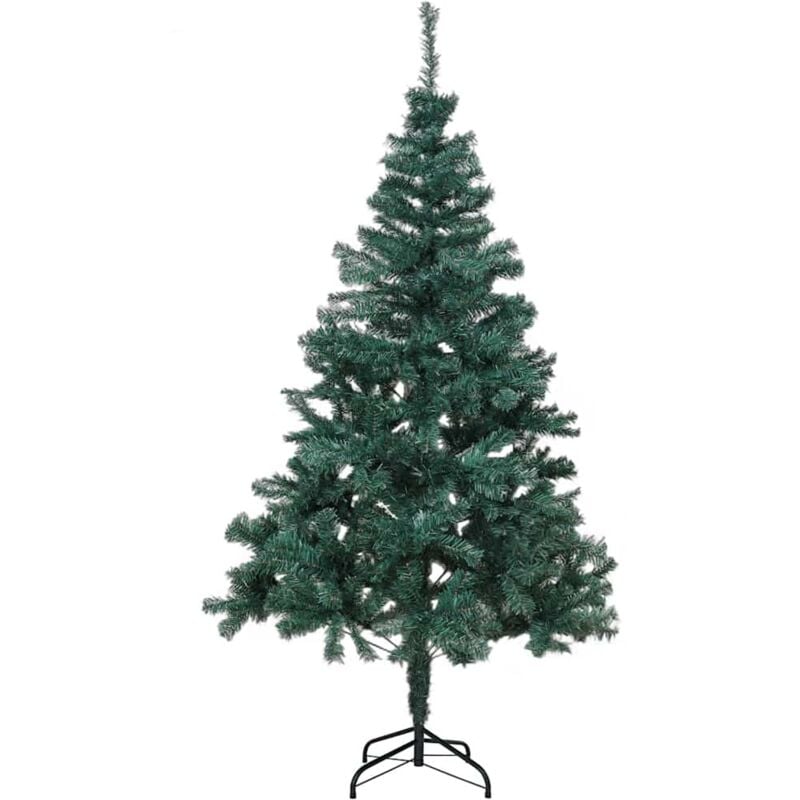 

Árbol de Navidad con soporte de metal verde 180 cm - HI