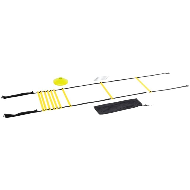 

Set de entrenamiento de agilidad para exterior negro y amarillo - HI