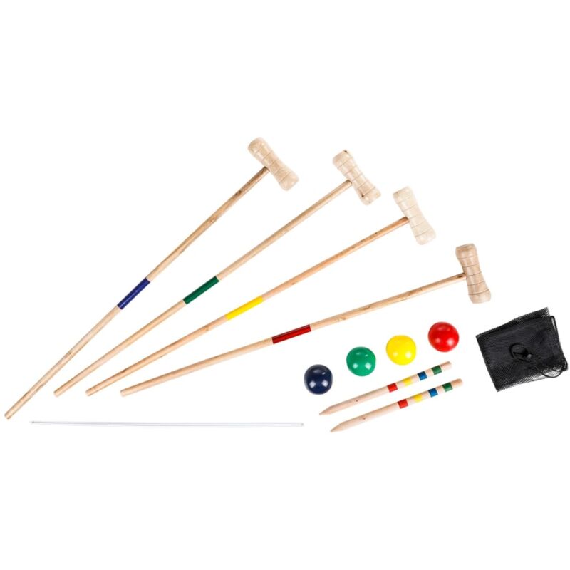 

HI Set para jugar a croquet multicolor 125x25 cm