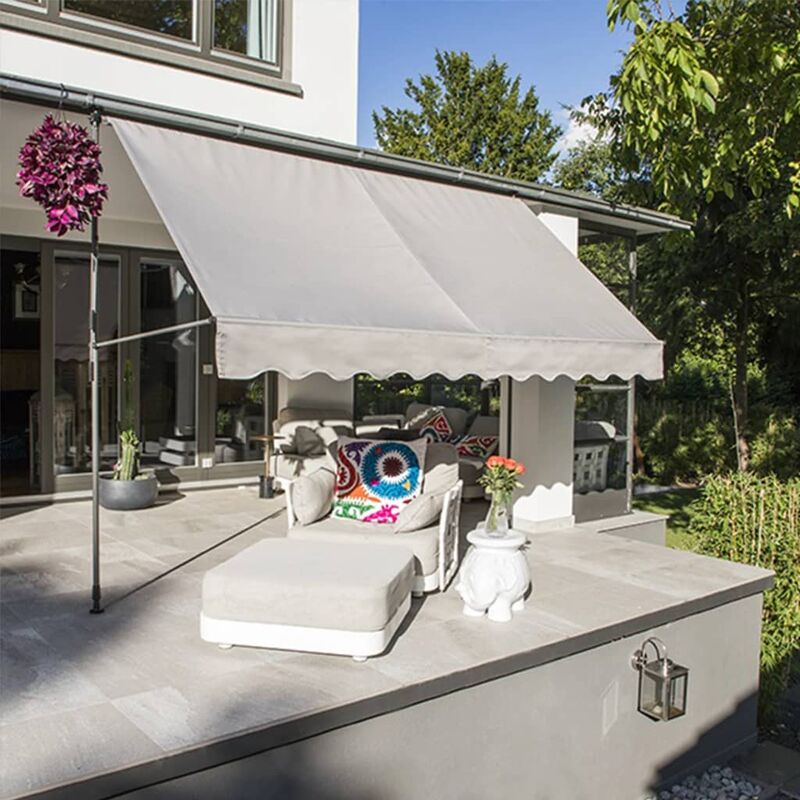 

Toldo móvil gris 300x120 cm - Gris - HI