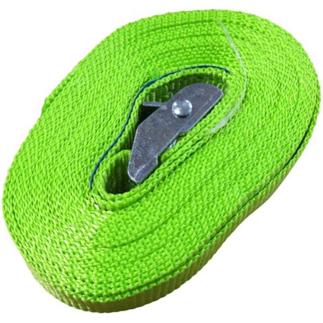 Hi Vis Cambuckle Tie Down Strap 25MM 450KG 5 Metre (Lashing Strap Secure Hold)