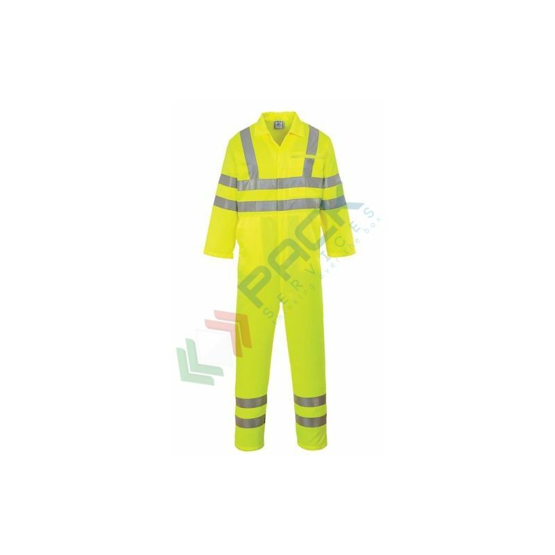Portwest - Tuta Poliestere-cotone Hi-Vis - Giallo