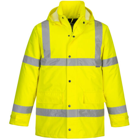 Hi-vis Verkehrsparka Farbe: Gelb Größe 4XL - Portwest