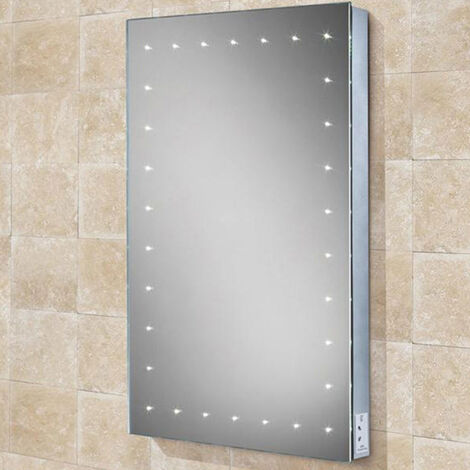 HiB Astral Demistable LED Bathroom Mirror 700mm H x 500mm W