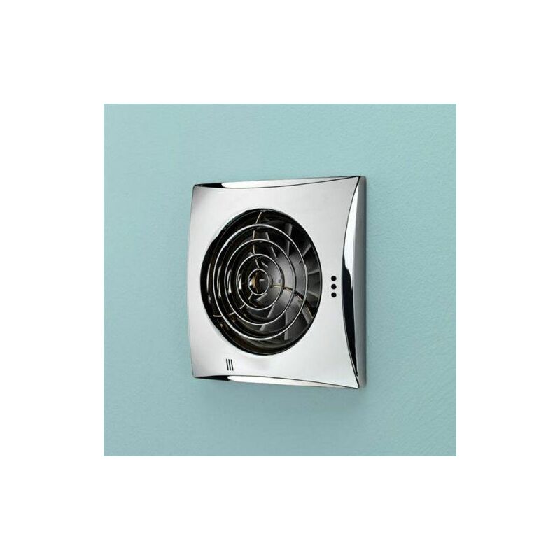 Hush White Safety Extra Low Voltage Extractor Fan - Chrome - 34600 - Chrome - HIB