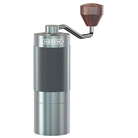 HiBREW G4A Manuelle Kaffeemühle, 36 mm Kern, tragbare Kaffeemühle, hochwertige Hand-Espressomühle, Aluminium