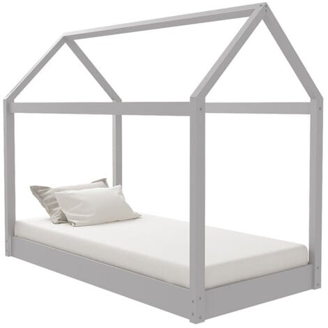 LPD FURNITURE Hickory 3.0 Single Bed Grey