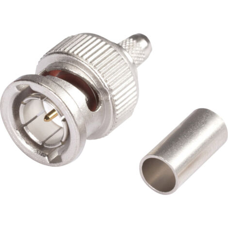 Hicon  BNC0.6/2.8HD BNC-Steckverbinder Stecker, gerade 75 Ω 1 St.
