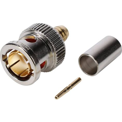 Hicon BNC0.8/3.7HD Connettore BNC Spina dritta 75 Ω 1 pz.