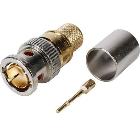 Hicon BNC1.6/7.3HD Connecteur BNC mâle, droit 75 Ω 1 pc(s) S195221