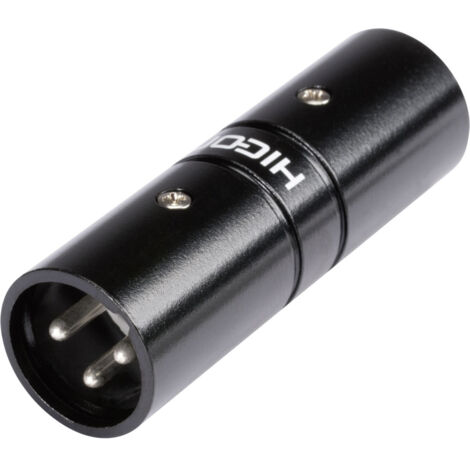Hicon HI-X3X3-MM XLR-Adapter XLR-Stecker - XLR-Stecker   1 St.