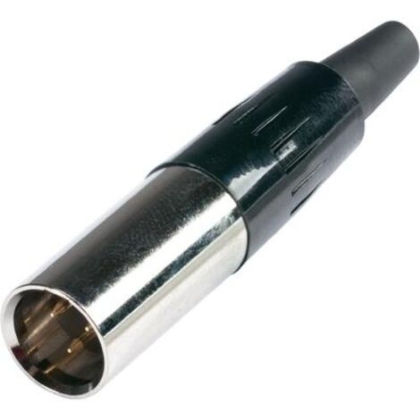 HICON HI-XMCM3 - CONNETTORE MINIATURA XLR MASCHIO DRITTO, NUMERO DI POLI (NUMERO): 3 ARGENTO, 1 PEZZO