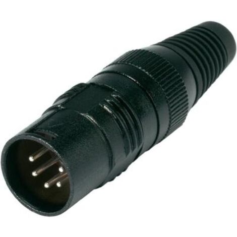 HICON-XLR KABEL-STECKER 5-POL SCHWARZ