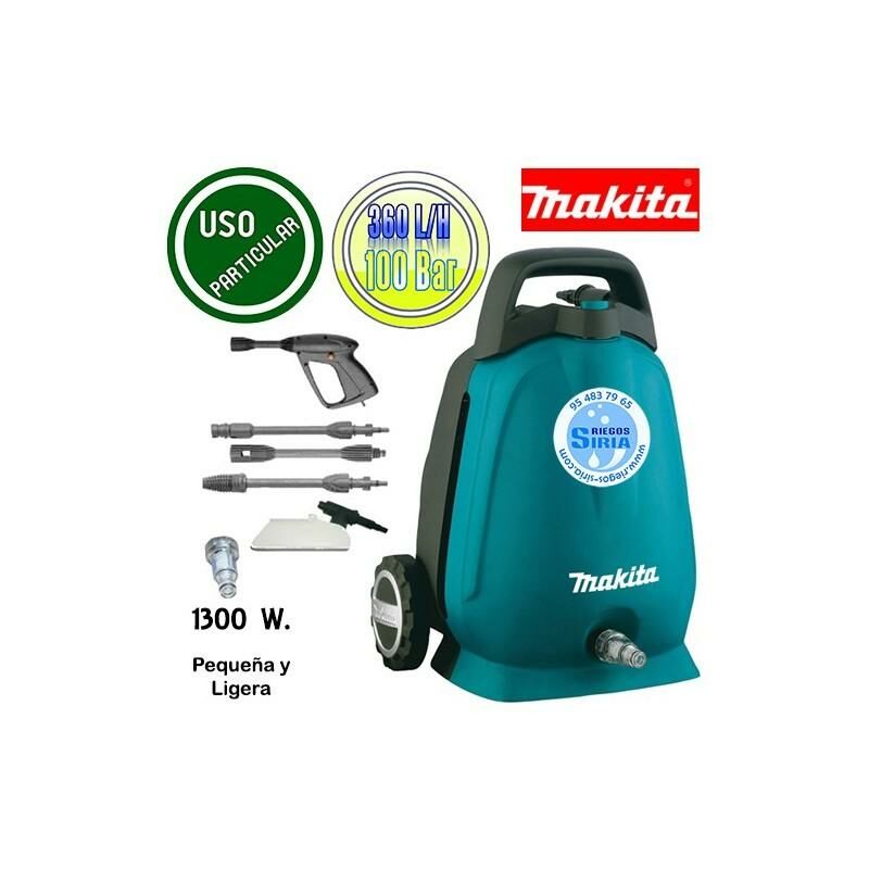 

Makita - Hidrolimpiadora de agua fría 1,3Kw 100bar