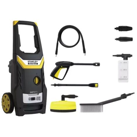 HIDROLIMPIADORA STANLEY 1700W 130bar. KIT LIMPIADOR DE PATIOS