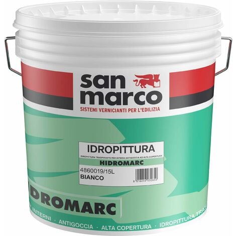 Hidromarc traspirante per interni bianca lt 15