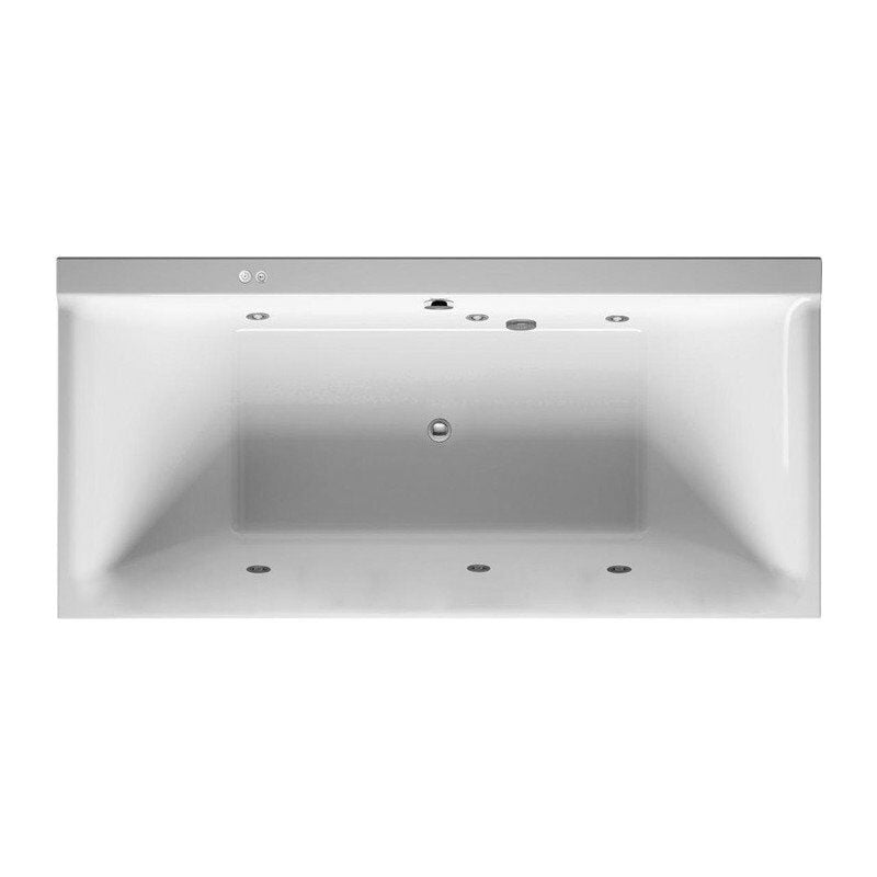 

Duravit - Bañera Bañera de hidromasaje rectangular P3 Comforts 250 l 190x90 blanco, 2 limas Jet-Syst