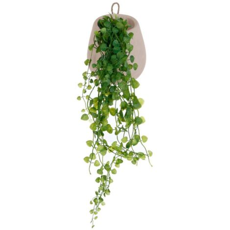Hiedra artificial - maceta de cemento - H62 cm - Atmosphera créateur d'intérieur