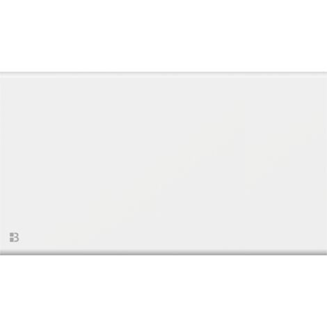 Hierro fundido+film 1000W Bestherm NEMESIS radiador eléctrico horizontal fijo de inercia seca blanco (sin enchufe)