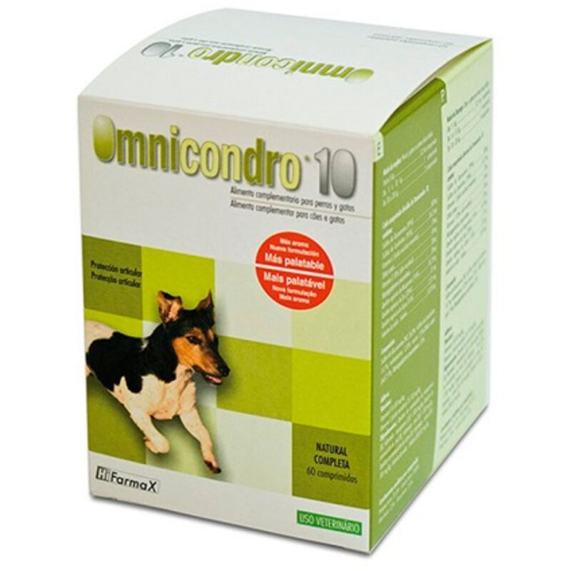 

Omnicondro 10 para Perros Pequeños. 60 comprimidos - Hifarmax