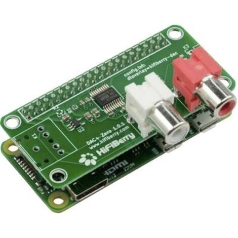 HiFiBerry DAC+ Zero Carte son pour Raspberry Pi® Convient pour (kits de développement): Raspberry Pi® Zero C020001