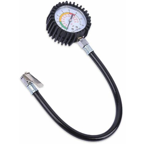 Digital Display Tire Air Pressure Inflator Gauges LED Backlight Vehicle  Tester Inflation Monitoring Manometros With Hose Vehicle Tester Inflation