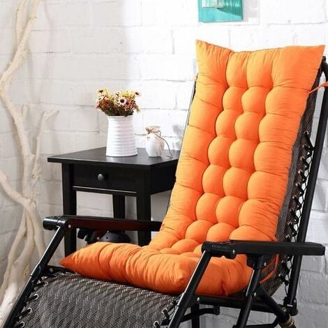 High Back Chair Cushion, Thickened Garden Chair Seat Cushion, Outdoor Patio Lounger Cushion, 3D Rectangular Shape Cushion 110 X 40 X 8 Cm, For Home, Office, Garden