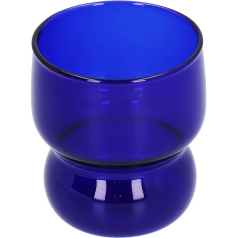 High Borosilicate Glass Cup HeatResistant Drinking Juice Cup for Home Hotel Coffee Shop(Blue )