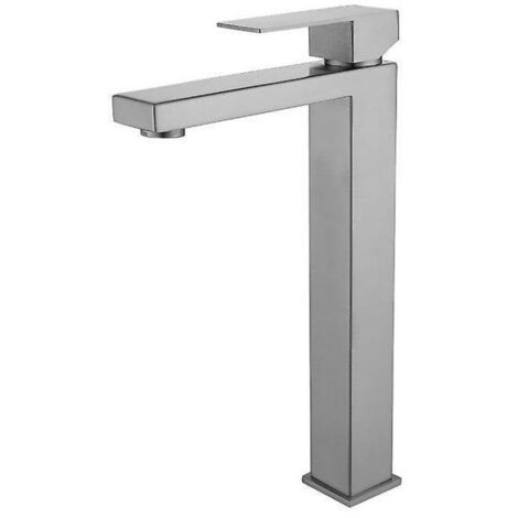 High-End Single-Lever Basin Mixer Tap in Chrome-Plated Brass, Silver, 3215cm