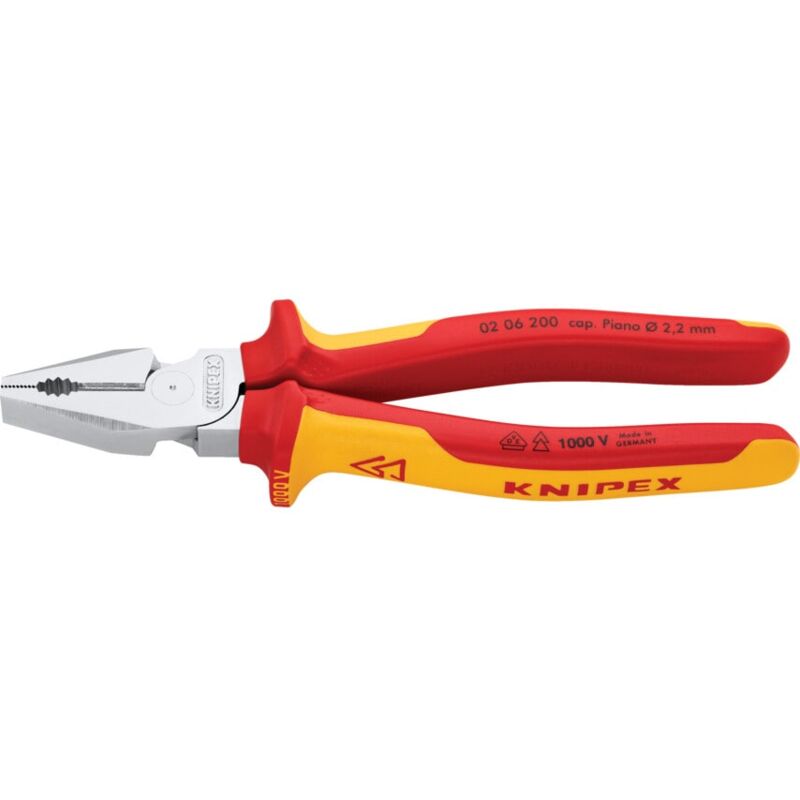 Knipex - High Leverage Chrome Plated Combination Plier 200mm
