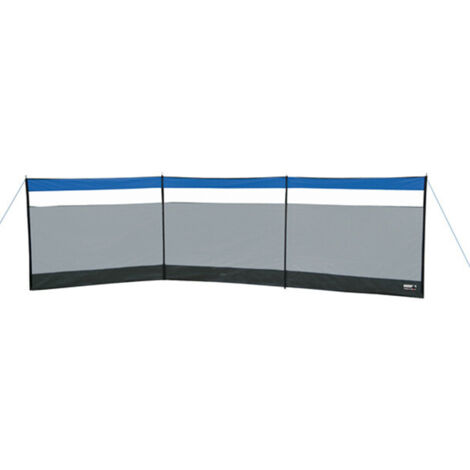High Peak Mistral paravent gris et bleu 140x500 cm