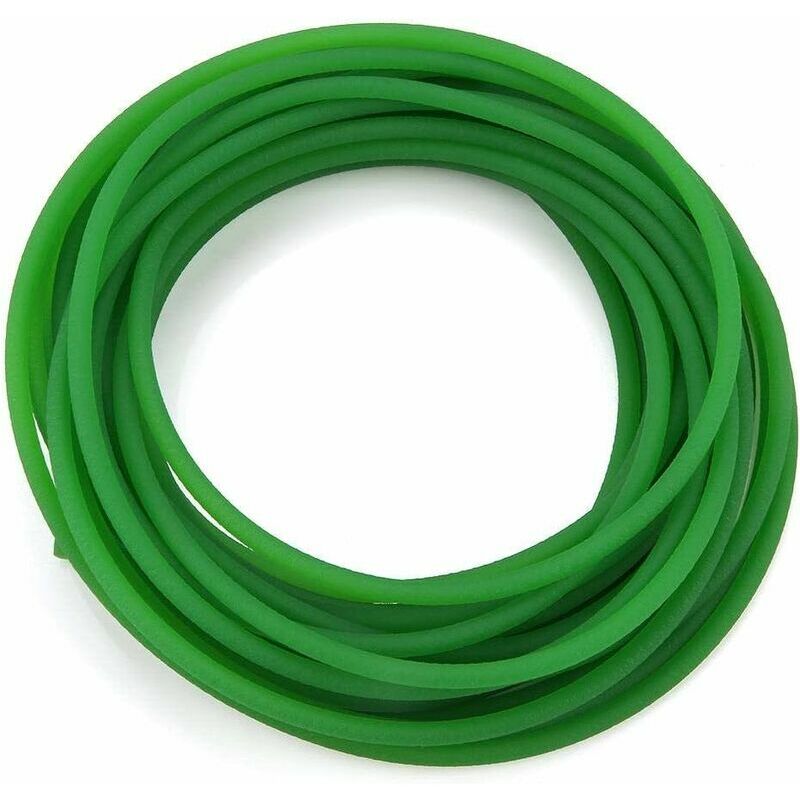 High Performance Polyurethane Belt Round pu Polyurethane Belt Green for Transmission 2mm 3mm 4mm 5mm 6mm 8mm 10mm 12mm 15mm (5mm × 10m)