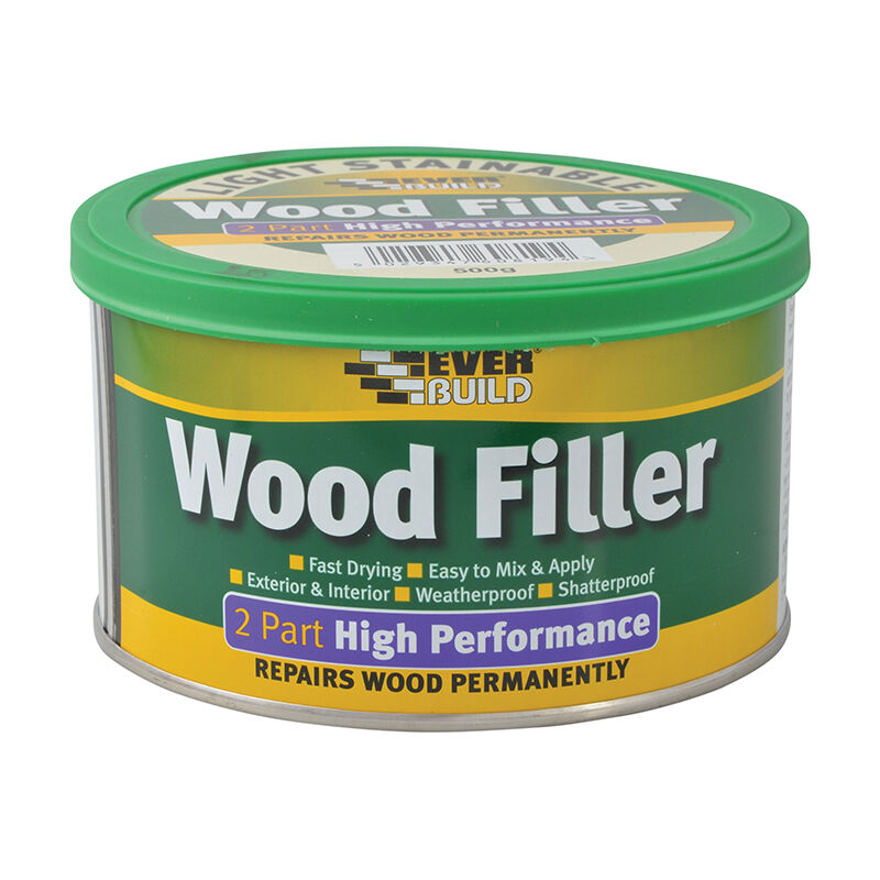 2-Part Wood Filler Light Stainable 500GM - Everbuild