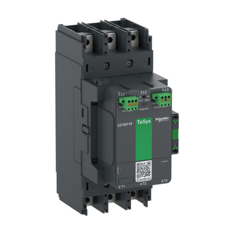High power contactor TeSys Giga 3 pole (3NO) AC-3 440V 225A advanced versi SCHNEIDER LC1G225BEEA