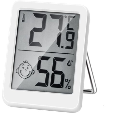 High-Precision Digital Thermometer Hygrometer Indoor Humidity Indicator with Large Screen and Thermometer - Perfect for Monitoring Homes and Baby Rooms
