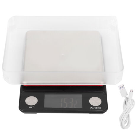 High Precision USB Rechargeable Kitchen Scale Multi Functional Electronic Scale Balance 5kg 0.1g